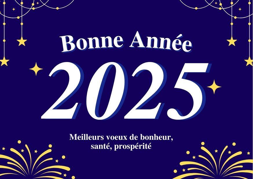 Bonne annee 2025