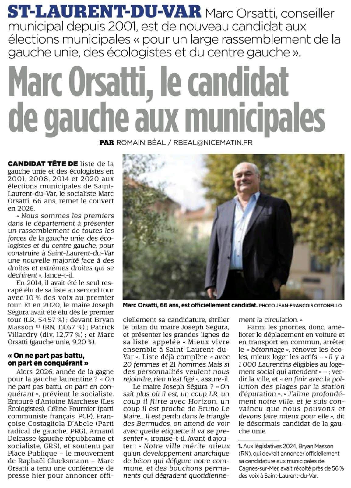 Marcorsatti candidat gauche